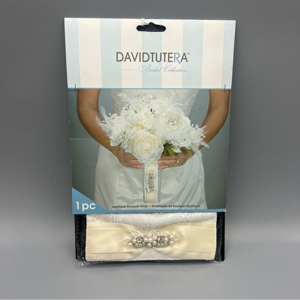 David Tutera Wedding Appliqué Bouquet Wrap